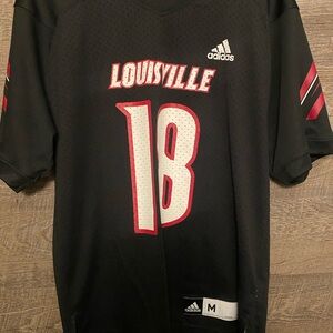 Adidas Louisville Black Jersey with Red Accents